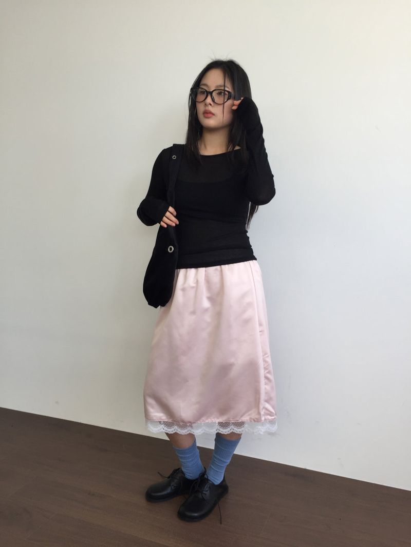 Leti Eyelet Shirring Bag (2color)