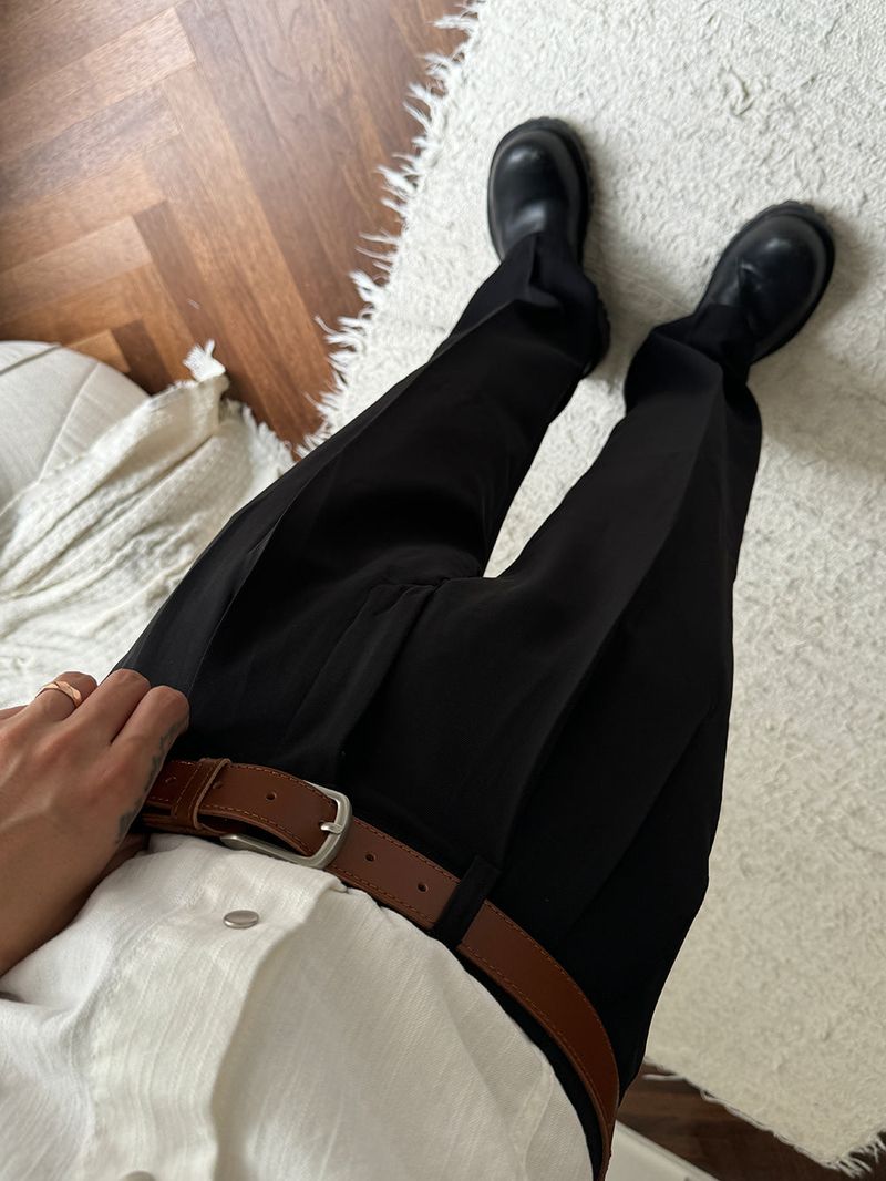 ASCLO Cooling Two Tuck Wide Slacks (2color)