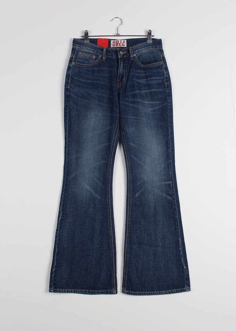 WASHING FLARED DENIM