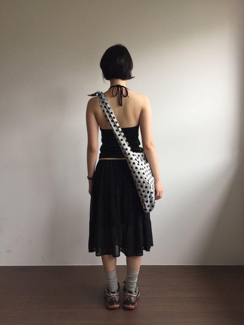 Corsage Dot Shoulder Bag (2color)