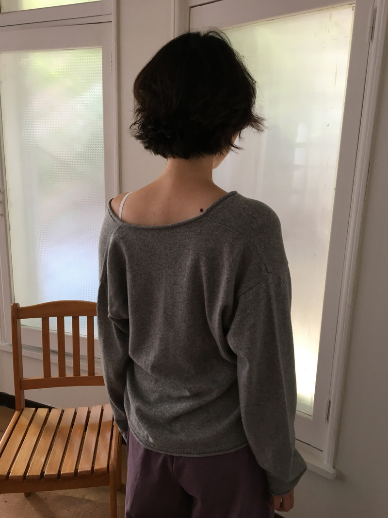 Luro V-neck knit (8color)