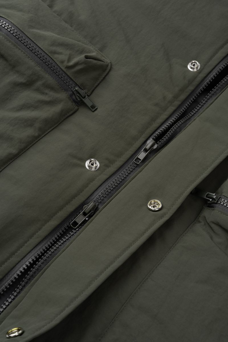 Michigan Patch Two-Way Hooded Padding Jacket (3 Colors)