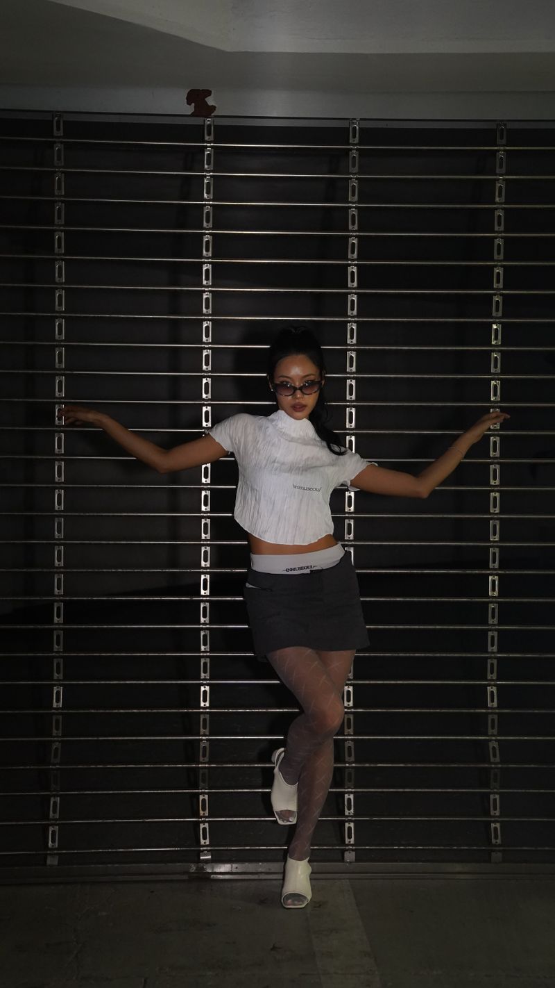 museoul cowl shirt [white]