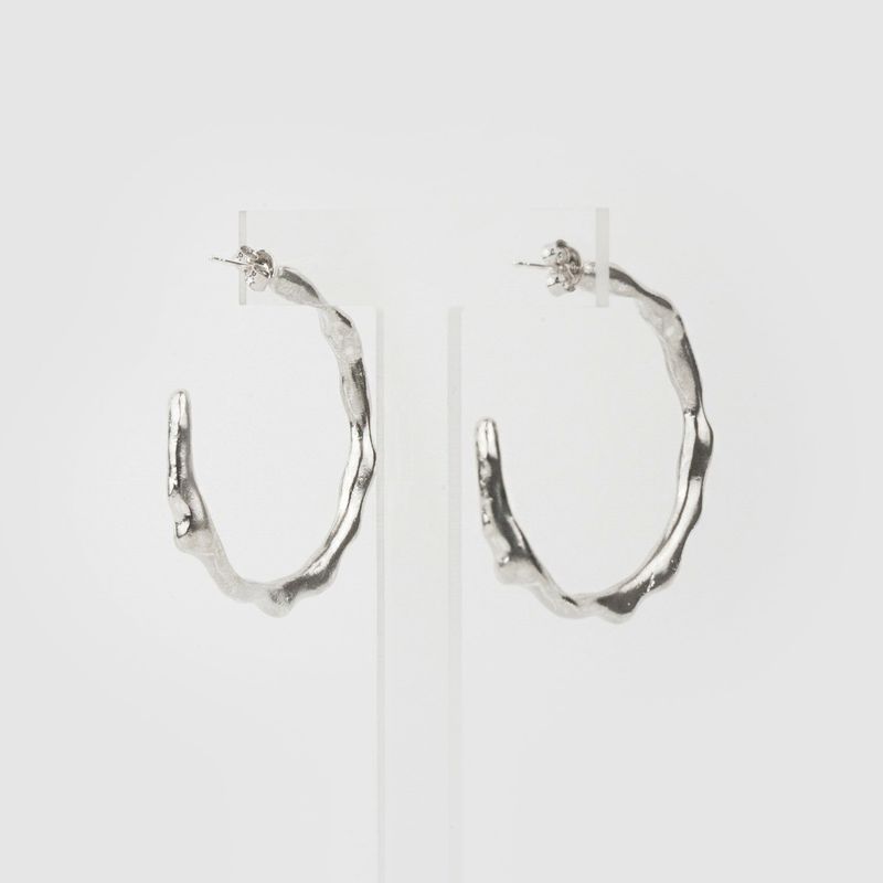 Melting Hoop Earring