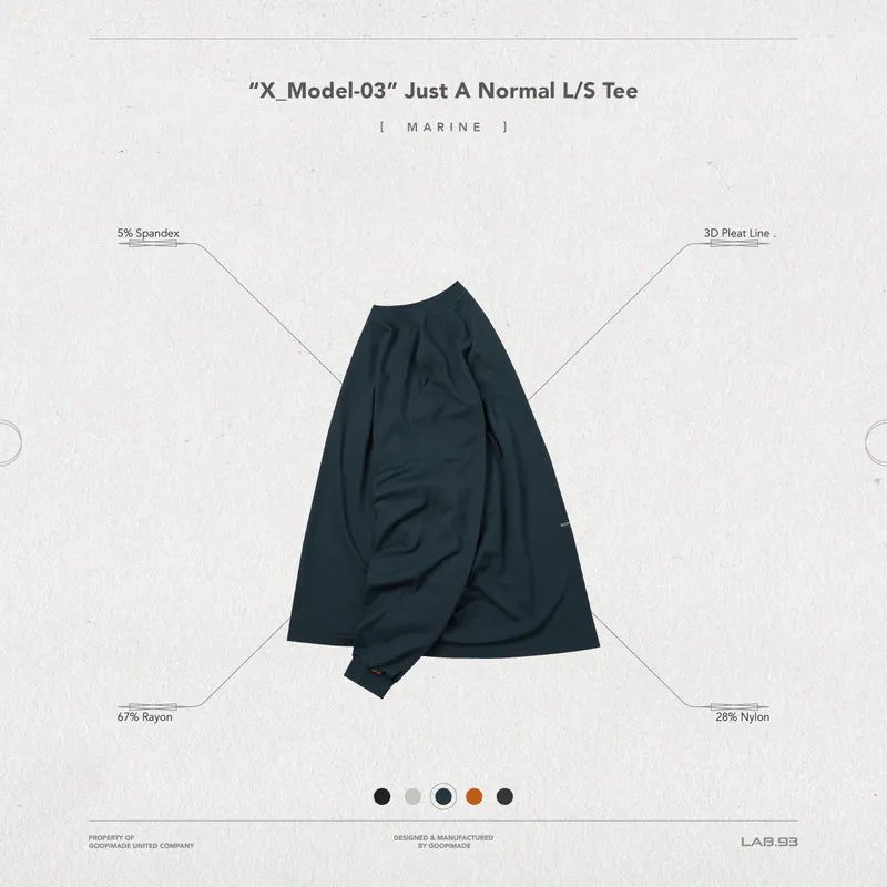 “X_Model-03” Just A Normal L/S Tee 
