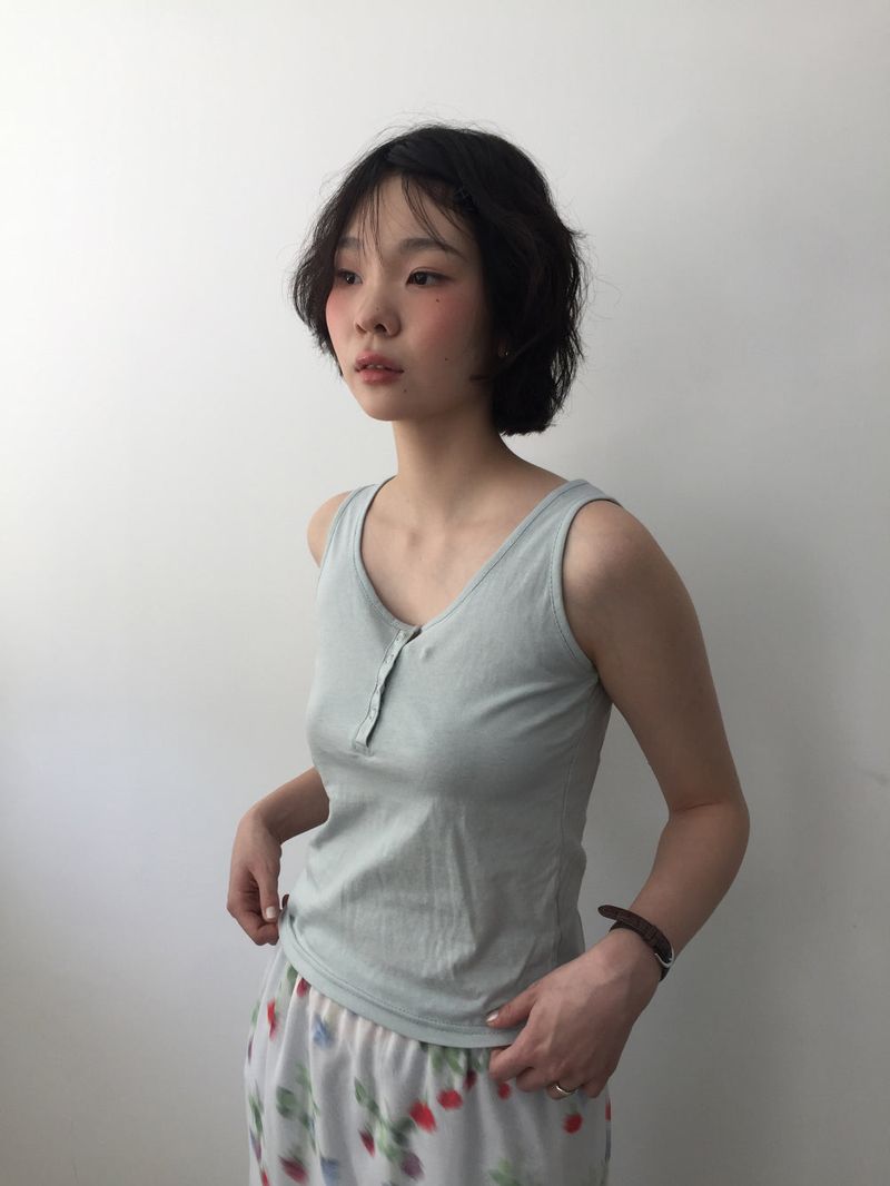 Floral Blur Skirt (3color)