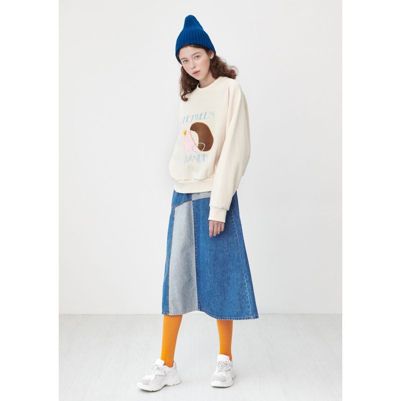 INSIDE-OUT BANDING DENIM SKIRT_BLUE