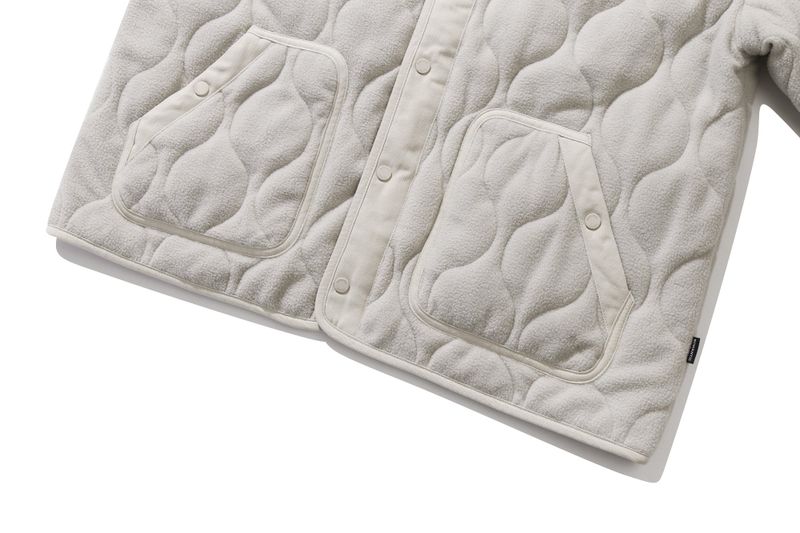 FLIGHT QUILTING JACKET_LIGHT GREY