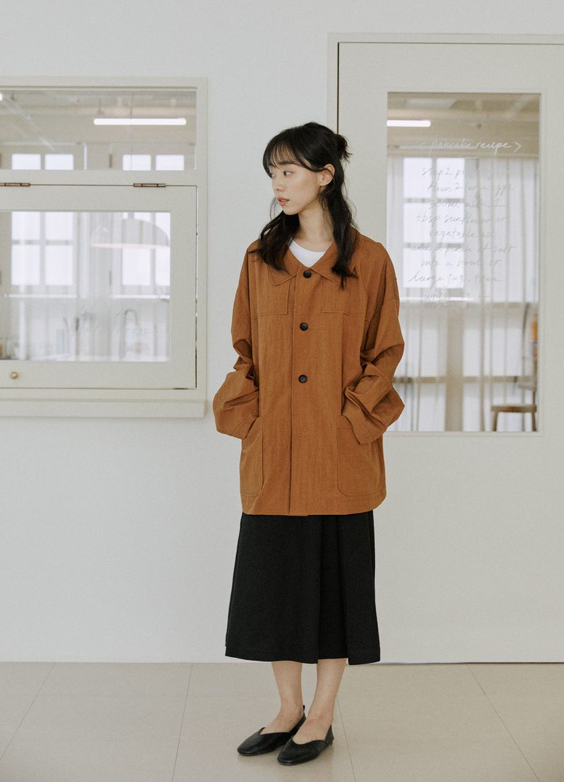 unisex duffle jacket pumkin