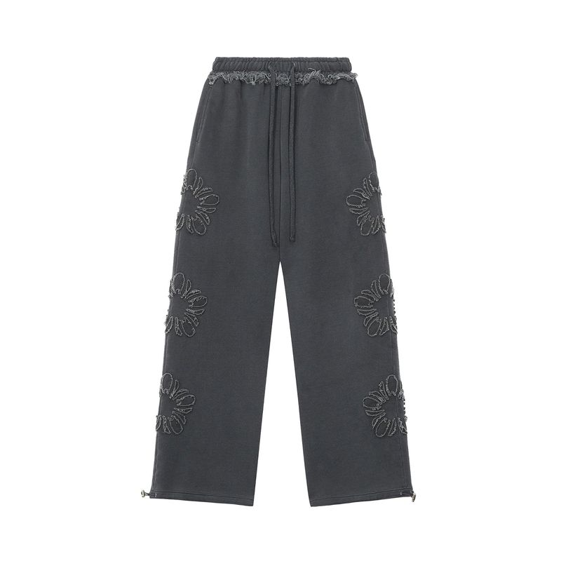 [ULKIN] MUGUNG Applique Sweatpants_Charcoal