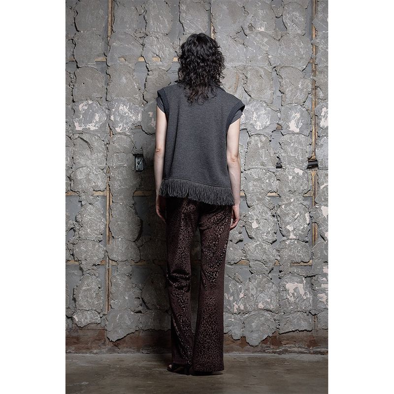 FRINGE KNIT VEST