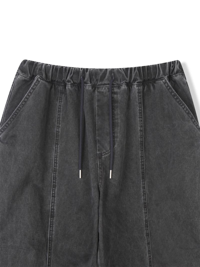 Dyeing washed panel pants