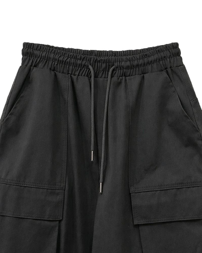 Utility Patch Wide Cargo Pants
