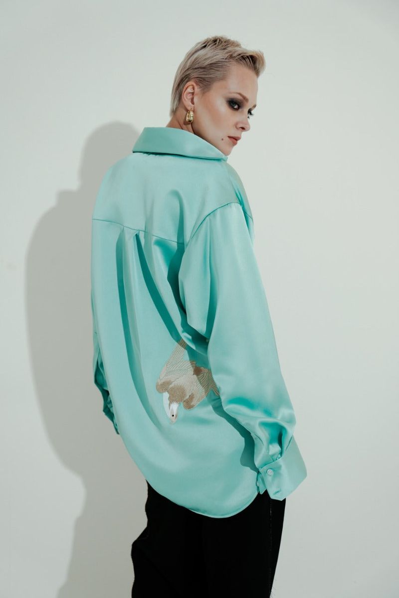 Oversize Embroidered Shirt