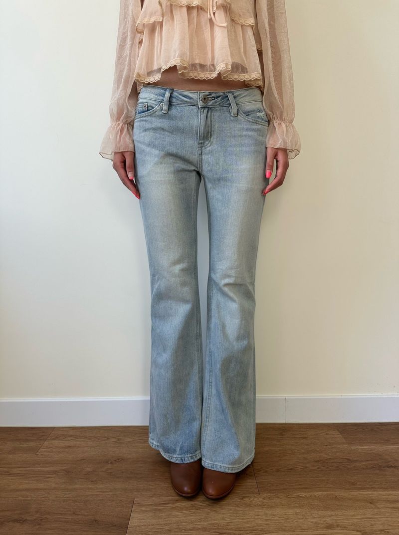 soft bootcut denim pants