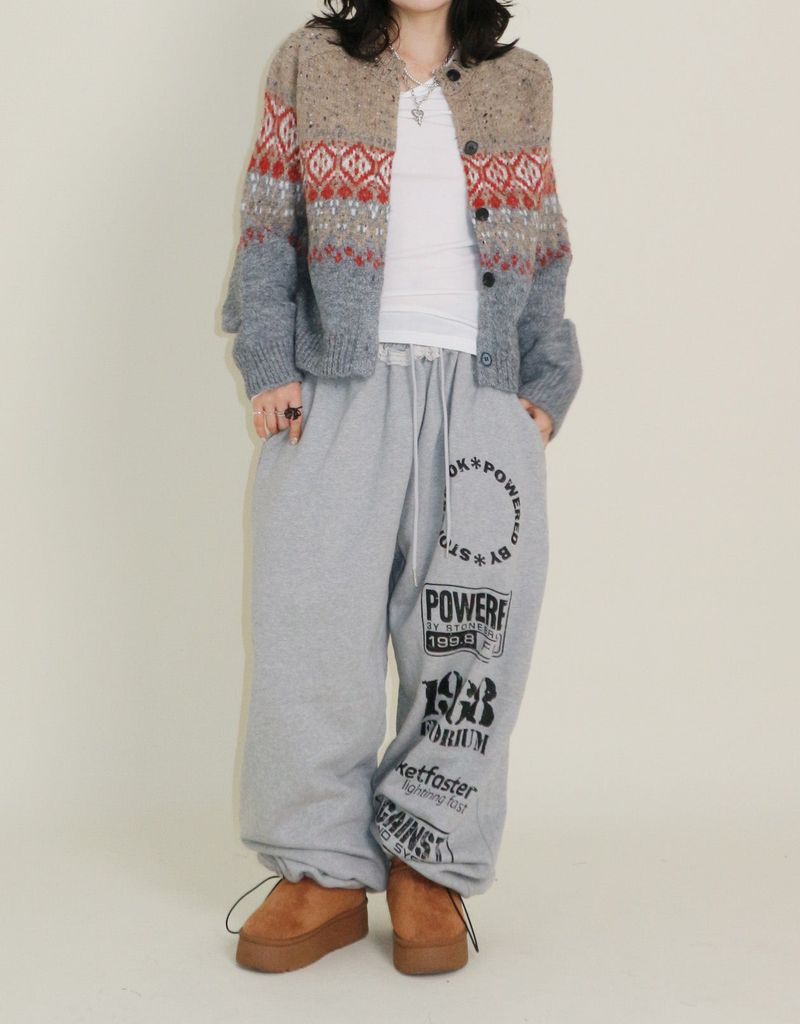 UZYOUNG（ユズヨン）の「(for men and women) Stone Lock Wide Sweat Pants（Pants）」