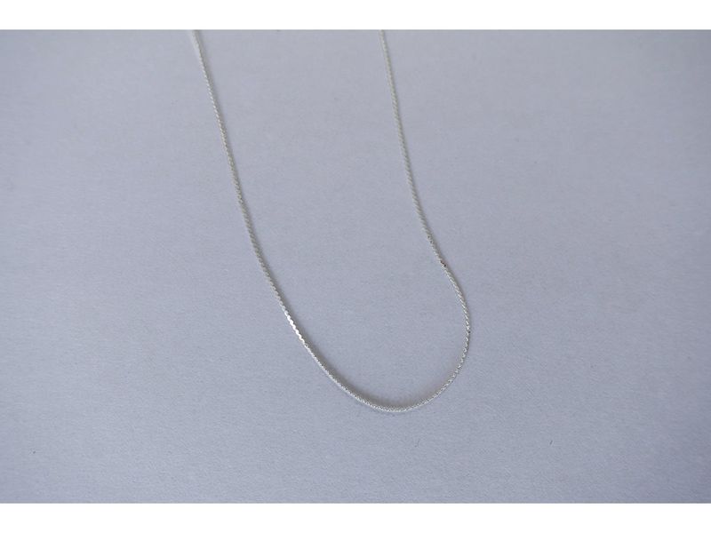 twist snake necklace (silver925, 2C)