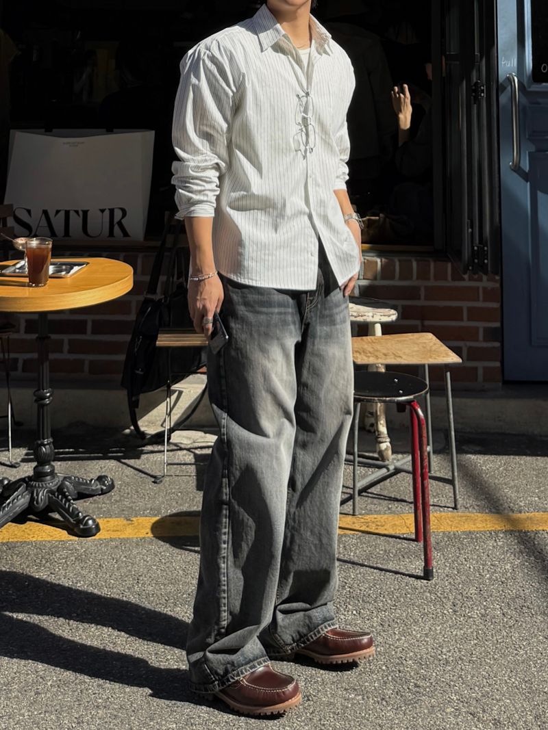 New York stripe shirt