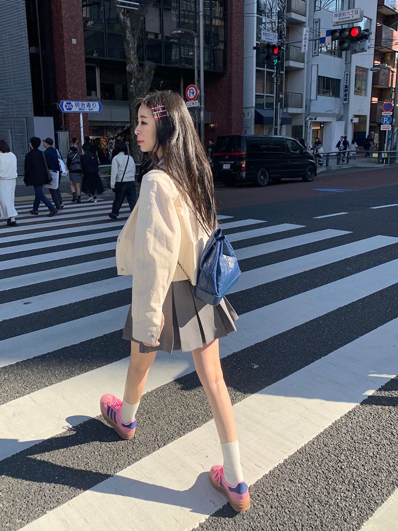 [MADE] Peto Pintuck Mini Skirt