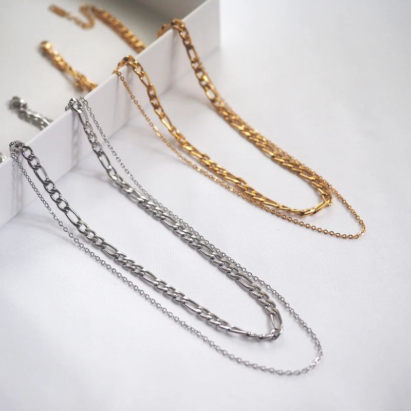 éclater(エクラテ)の「Roux Double Chain Necklace(Accessories)」