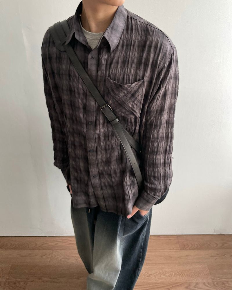 IDF（アイディーエフ）の「Haze Check Shirt（Tops）」