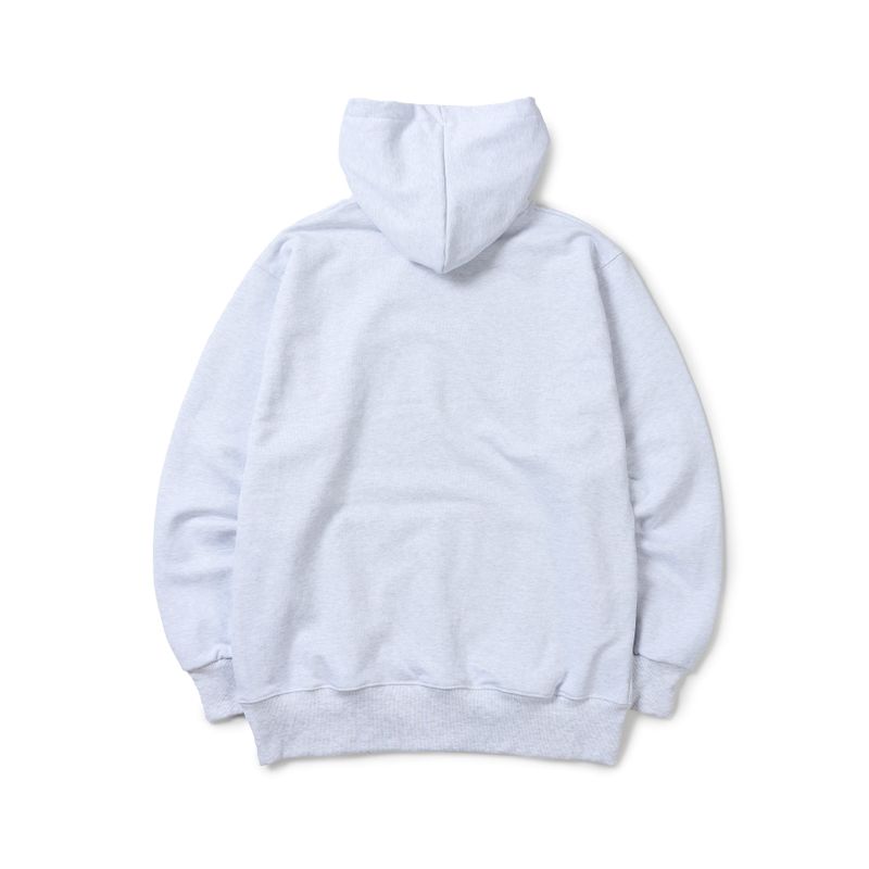 Classic minislogan buckle hoodie - gray