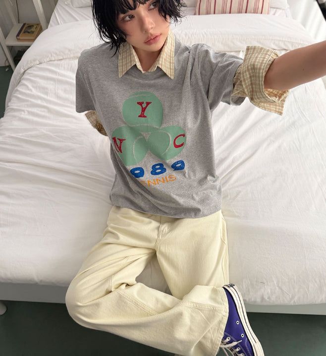 VINTAGE TENNIS GRAPHIC TEE