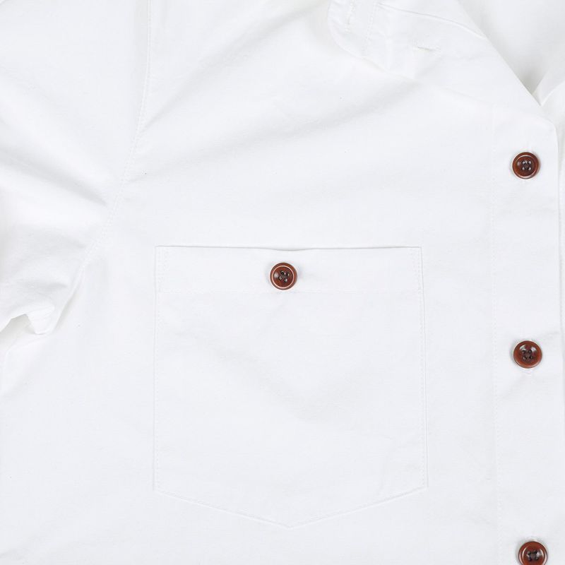 Knot half sleeve shirts (WHITE)