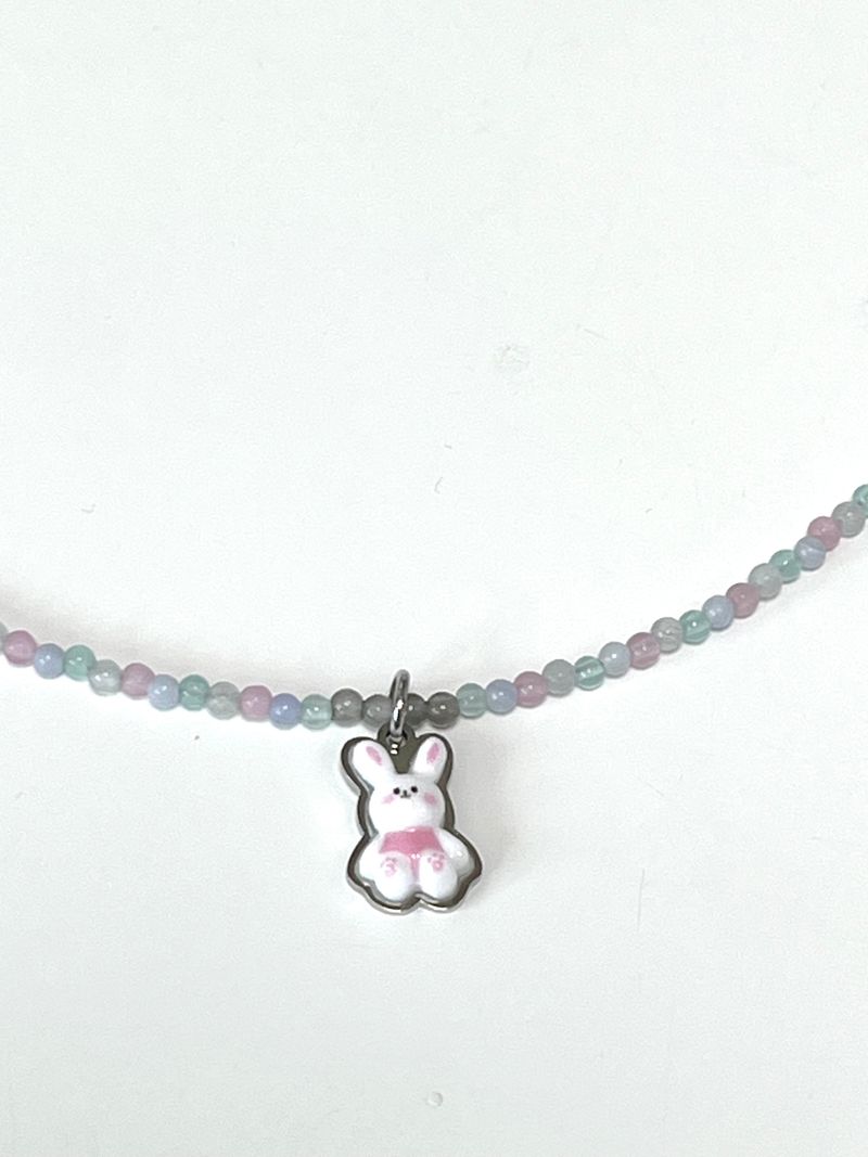 MADE candy bunny necklace