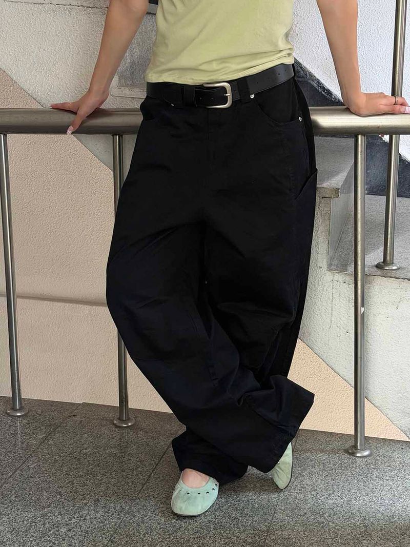 MUZESEOUL（ミューズソウル）の「Dyeing panel wide pants(3color) （Pants）」