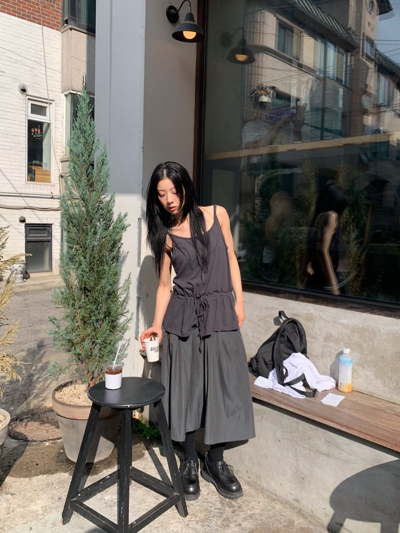  FRILL SLEEVELESS MINI ONEPIECE