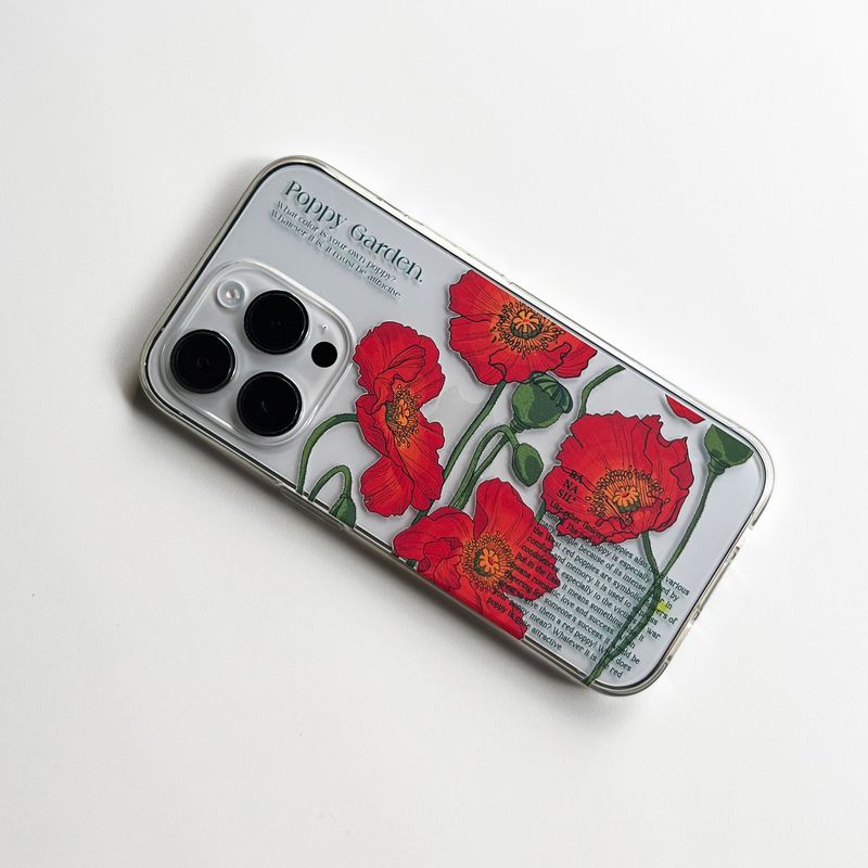 Red Poppy (iPhone) Jelly Case