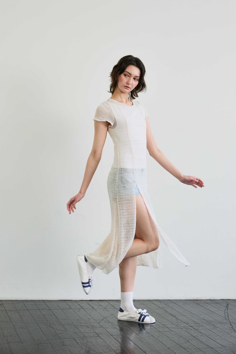 WITTY KNIT ONE-PIECE / IVORY