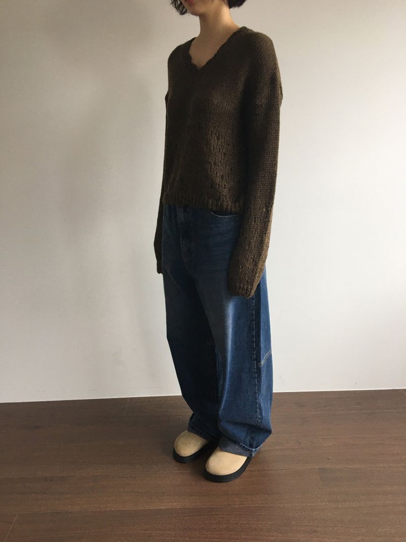 Barrel Wide Balloon Denim (1color)