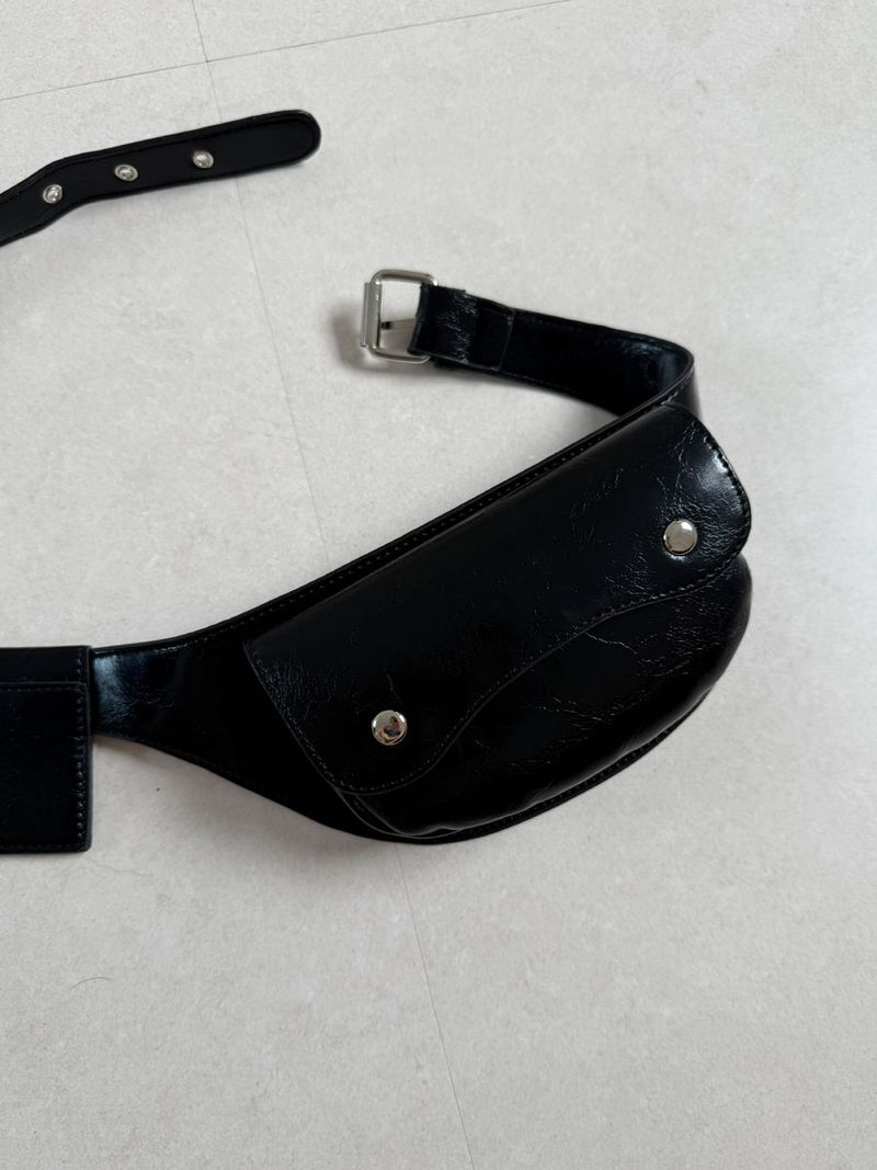 rounded belt bag