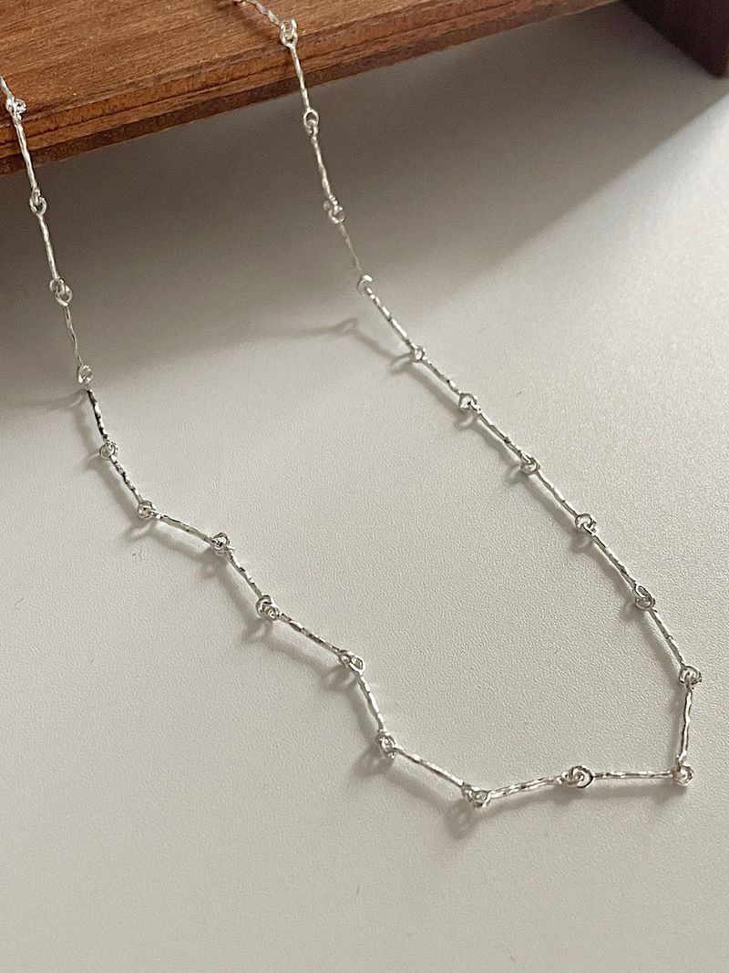 [Silver925] Rough Chain Necklace