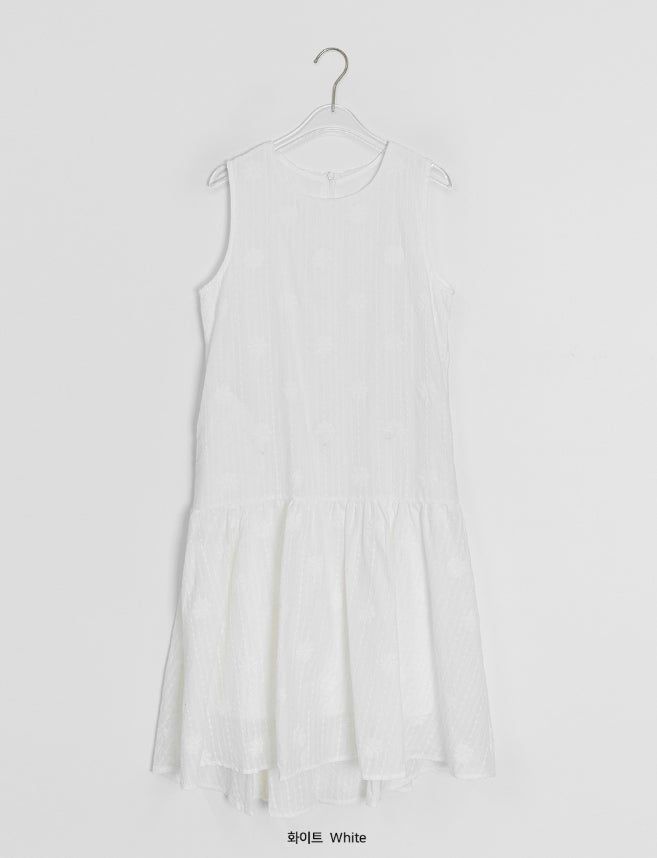 Namo Embroidered Sleeveless Long One Piece