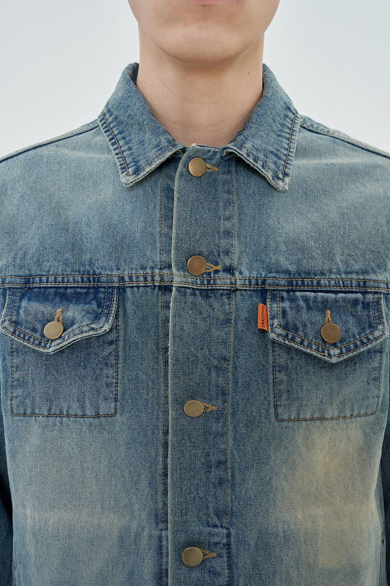 FLOWER DENIM JACKET