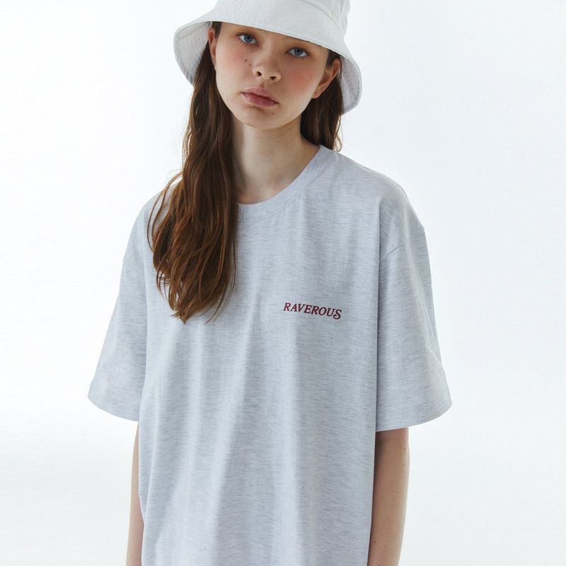 Shape Logo T-Shirt Melange Gray