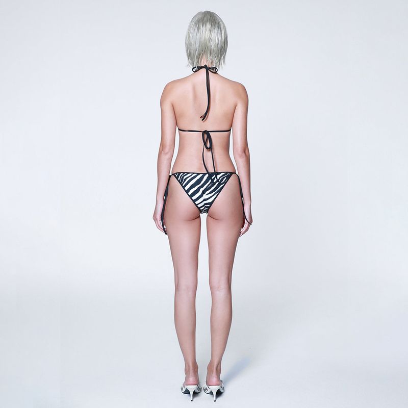 Zoe triangle bikini - wild stripes [micro]