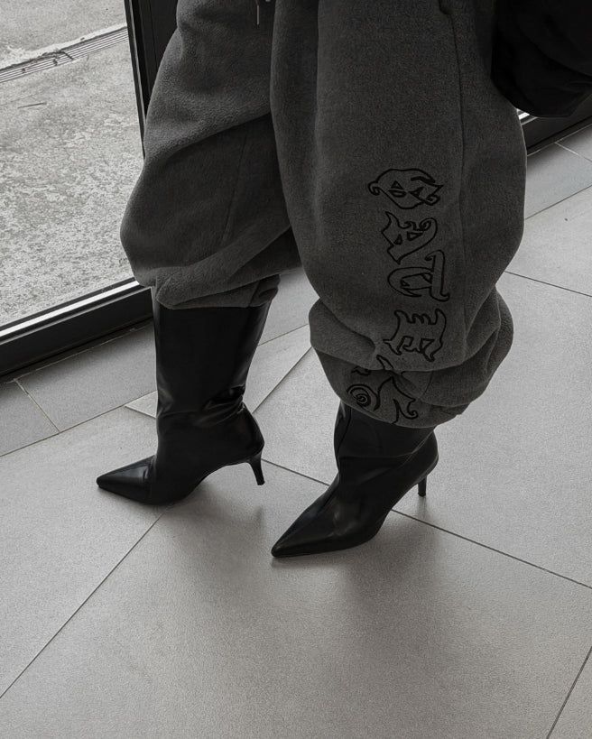 mnem（ムネム）の「1189 Stiletto Wide Middle Boots（Shoes）」