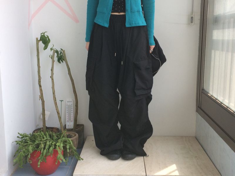 pocket nylon pants
