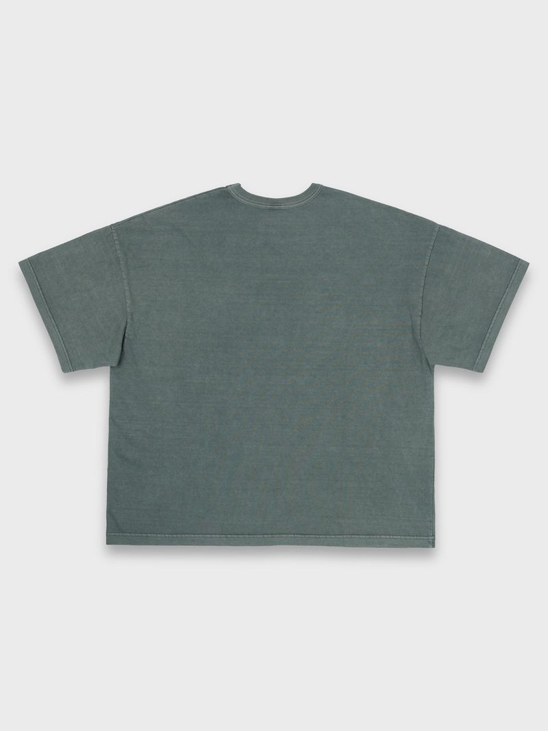 BALACLAVA TEE PIGMENT DYED - GREEN