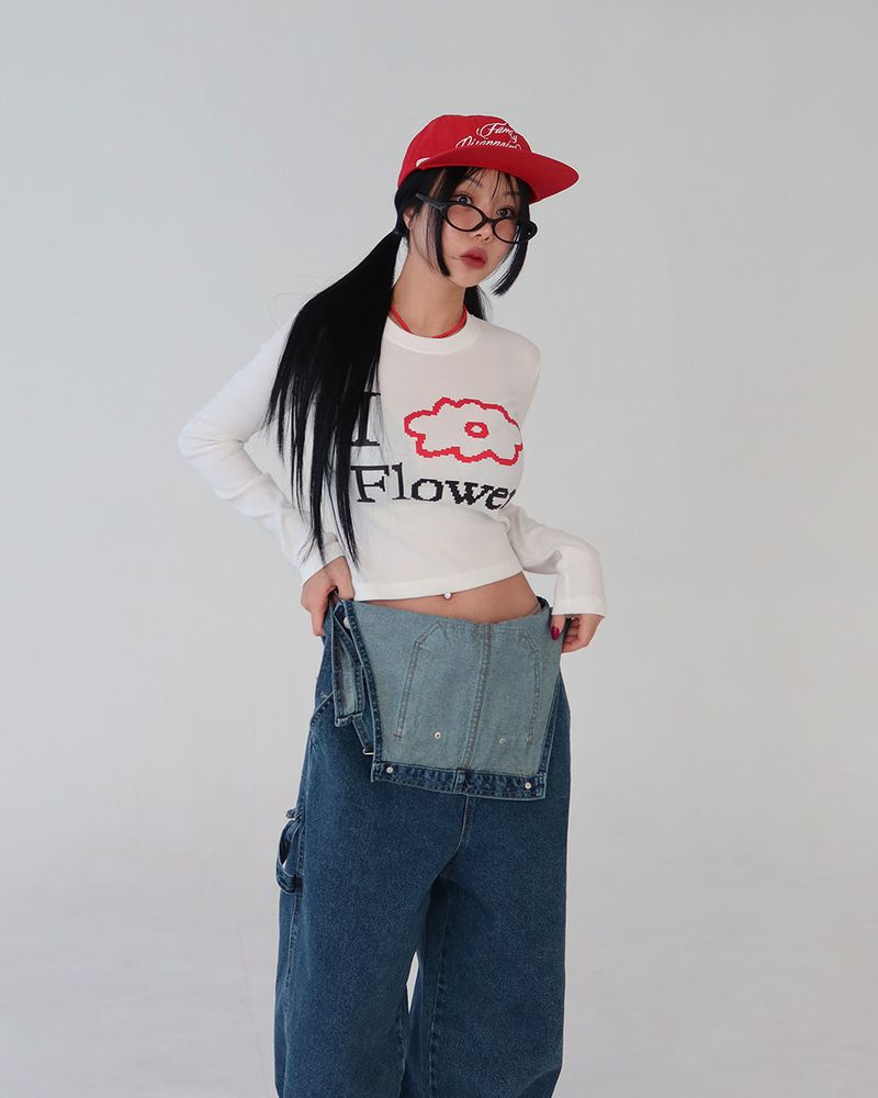 Red rope snapback ball cap
