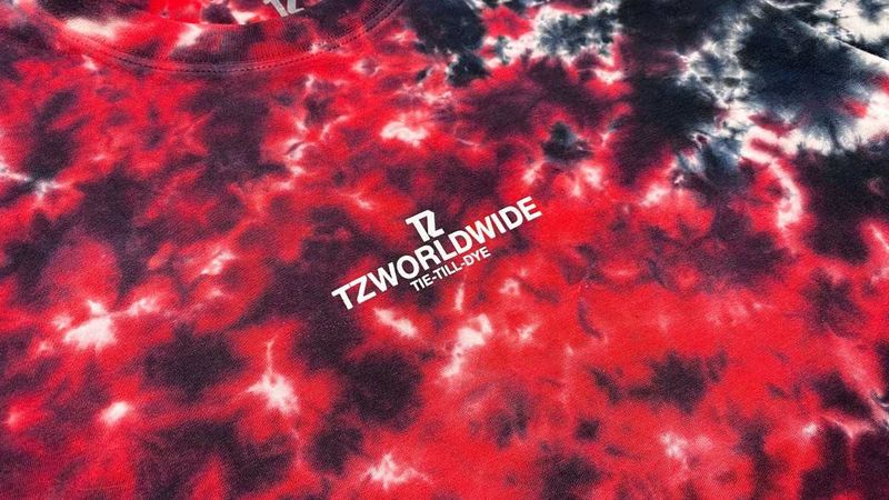 TZ Tie Till Dye - Red/Black