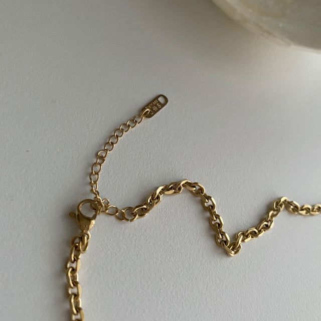 hun Heart Unique Bold Chain Two Way Handmade Necklace