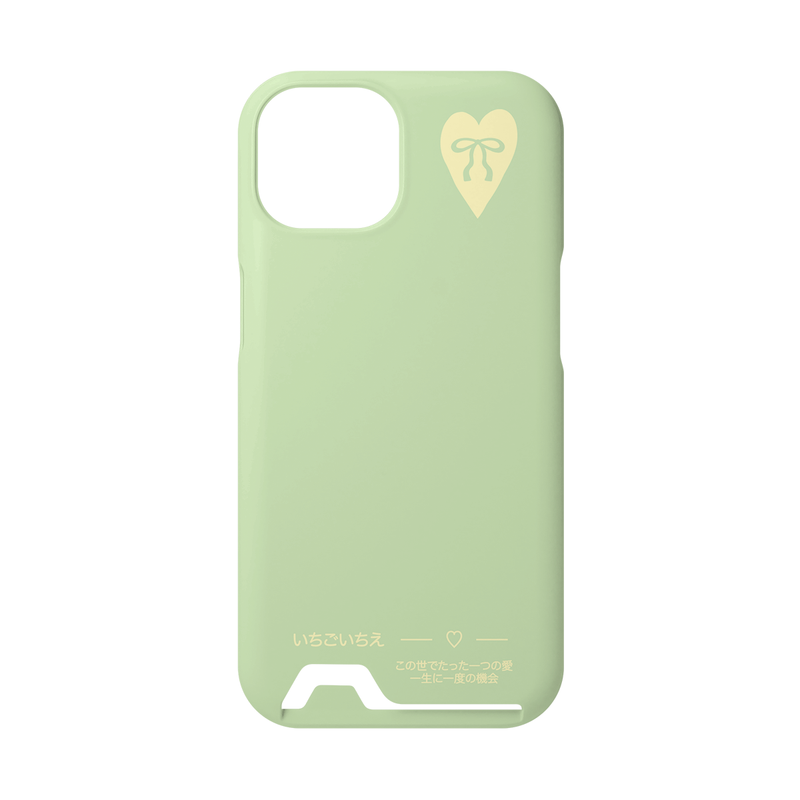 mi ❤︎ littleboutique（ミ❤︎リトルブティック）の「ICHIGOICHIE Card Pocket Case - GREEN（Smartphone Accessories）」