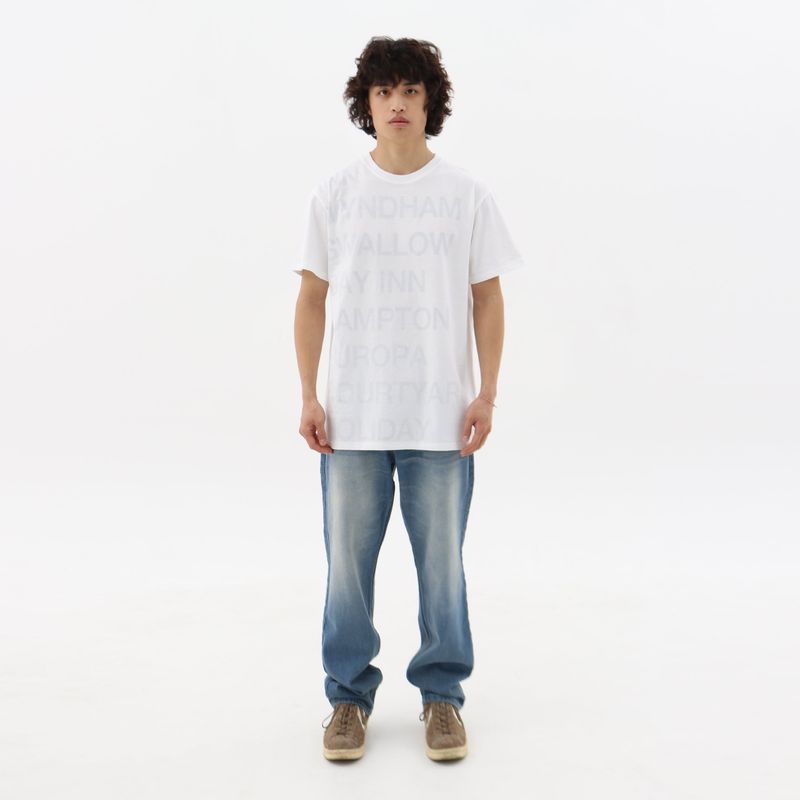 HIGHWAY INN TEE (WHITE/BLACK)