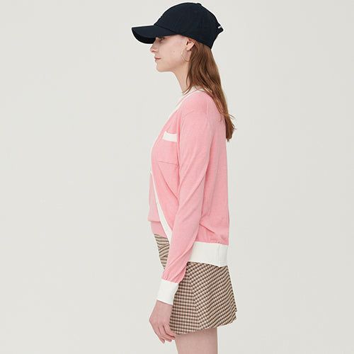 Logo jacquard knit set-up