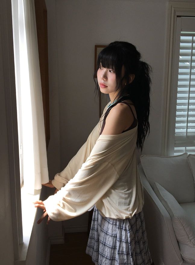 Tecto Summer V-Neck Loose-Fit Knit
